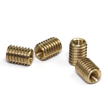 ODM Custom Self Tapping Insert Nut Furniture Wood Brass Threaded Insert for Platic